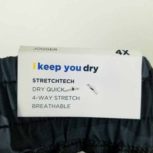Old Navy StretchTech Gray Camo Joggers NWT size 4X - Picture 6 of 11